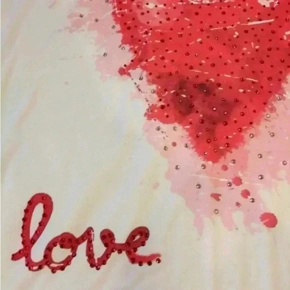 Jade Women’s Sequins Heart Mini Dress Sz. L/ XL NWOT - Picture 2 of 4